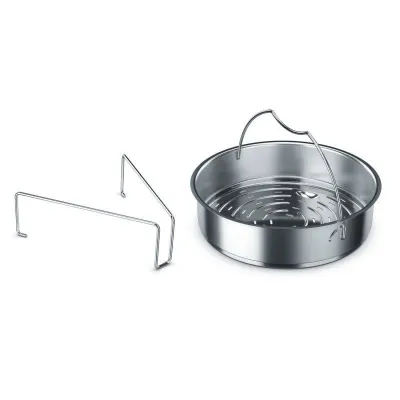 Вставка для приготовления на пару Fissler 18 см, нержавеющая сталь 18/10, перфорированная с трёхногой подставкой, для скороварок