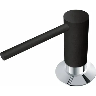Дозатор для мыла встраиваемый FRANKE Comfort, латунь, чёрный матовый