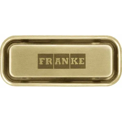 Прямоугольный элемент перелива Franke золотой, нержавеющая сталь, для Fragranit