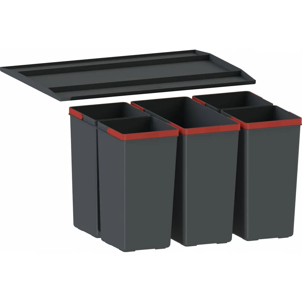 Сортер отходов FRANKE EasySort 600-0-4 1 x 14,5 л + 4 x 7,4 л