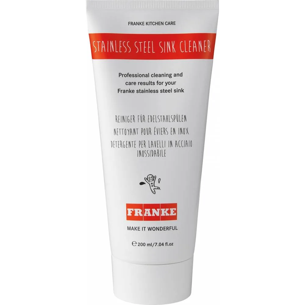 Средство Franke Stainless Steel Cleaner для ежедневного ухода за мойками из нержавеющей стали