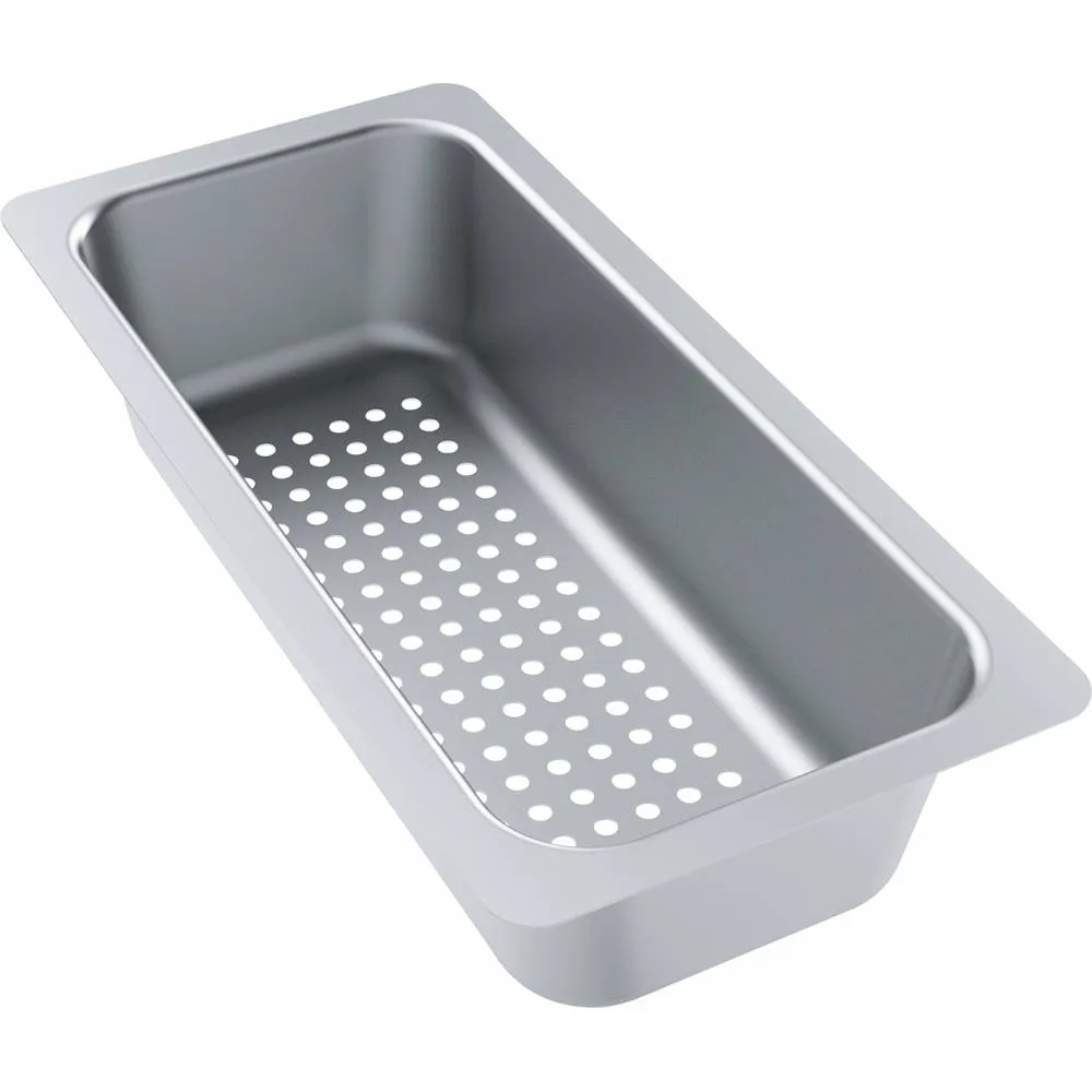 Вставка-дуршлаг Franke для мойки SAG 651-86, нержавеющая сталь, 12,5 x 26 см
