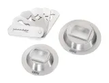 Насадки для печенья к мясорубке GEFU TRICA размер 7/8 и KitchenAid, 6 форм, нержавеющая сталь — фото 2