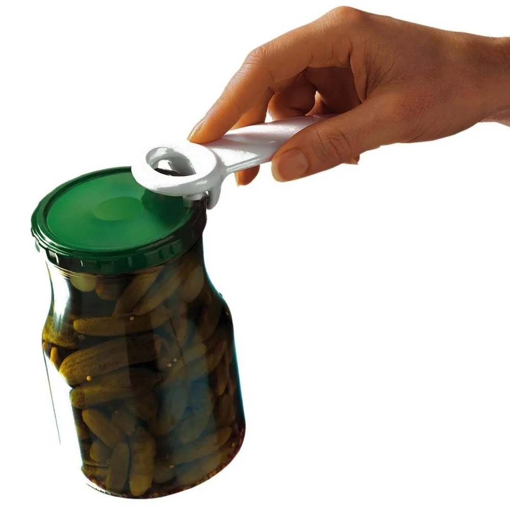 Открывалка для банок GEFU Jarkey, снимает вакуум под крышкой, пластик, длина 13,9 см