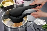 Пресс для картофеля, фруктов и овощей GEFU Presco, 3 сменных диска, нержавеющая сталь и пластик, 33,5 см — фото 8