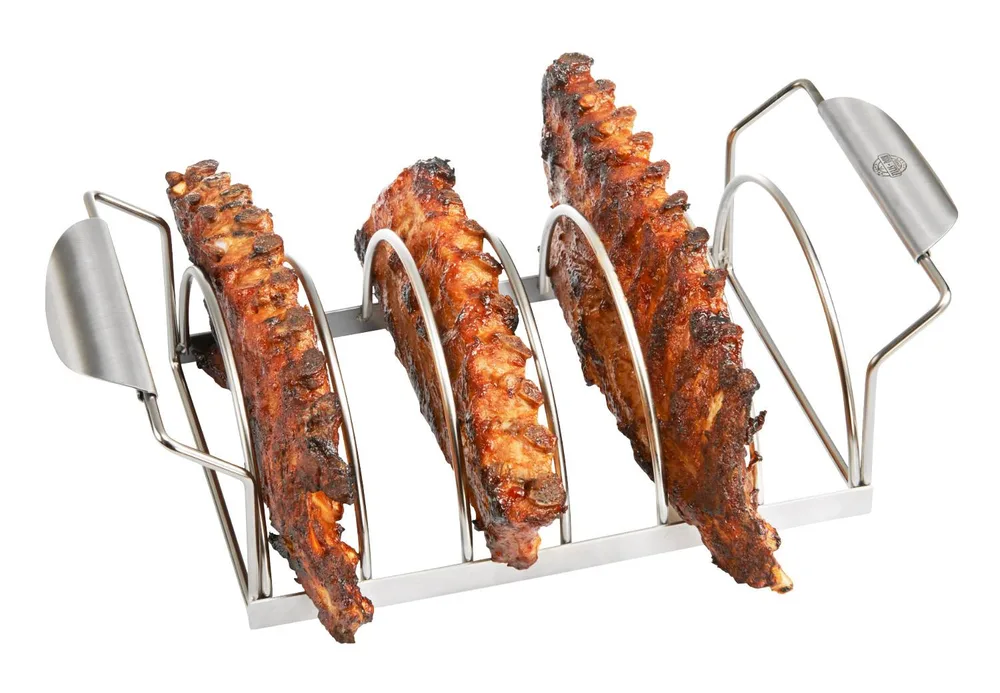 Решётка-подставка для мяса GEFU BBQ 2 в 1, для гриля и духовки, нержавеющая сталь