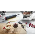 Лопатка кондитерская GEFU CREMOSO, нержавеющая сталь и нейлон, длина 25,3 см, чёрная — фото 2