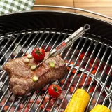 Термометр электронный GEFU BBQ, от минус 40 до 200 градусов, нержавеющая сталь, длина 23,6 см, серебристый — фото 2