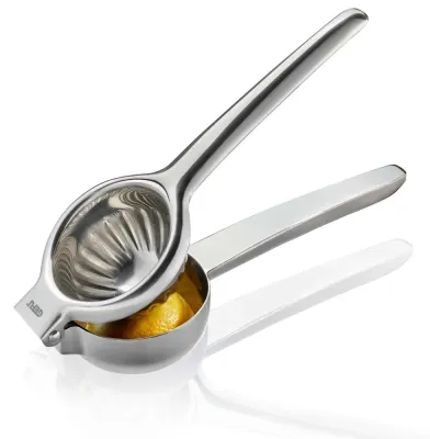 Соковыжималка ручная для цитрусовых GEFU Lemon, обратное выжимание, нержавеющая сталь, для плодов до 7,5 см