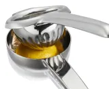 Соковыжималка ручная для цитрусовых GEFU Lemon, обратное выжимание, нержавеющая сталь, для плодов до 7,5 см — фото 4
