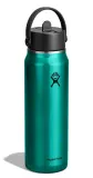 Термобутылка Hydro Flask Lightweight Flex Straw Cap 32 oz (0,946 л) с трубочкой, изумрудная Emerald Green — фото 2