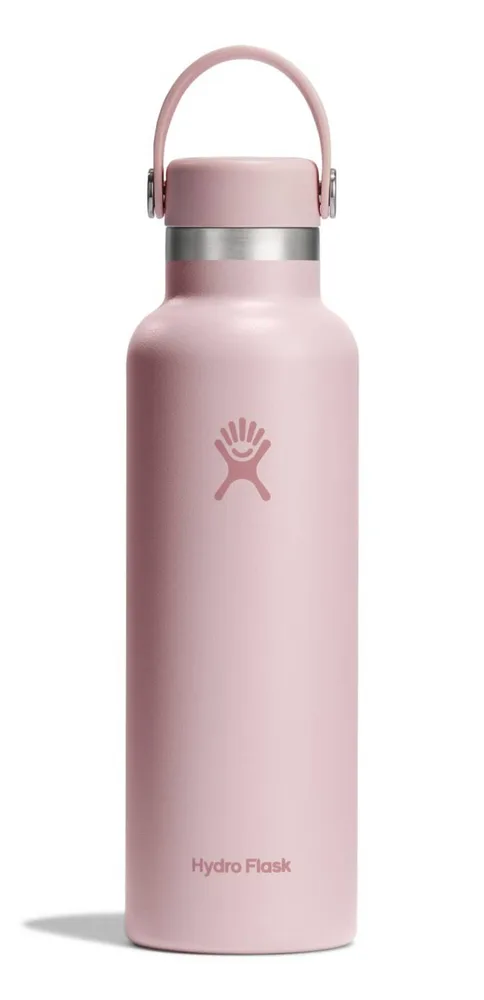 Термобутылка Hydro Flask Standard Flex Cap 21 oz (0,621 л), нержавеющая сталь 18/8, пудрово-розовая Trillium