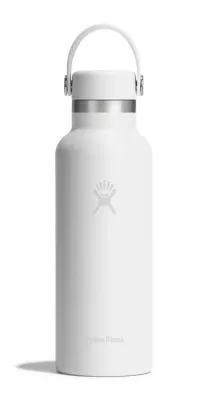 Термобутылка Hydro Flask Standard Flex Cap 18 oz (0,533 л), нержавеющая сталь 18/8, белая Tonal White