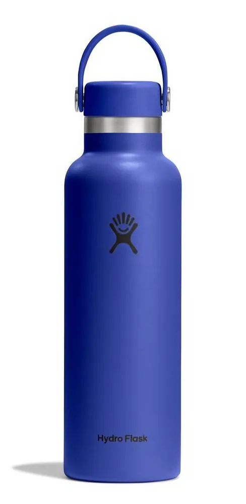 Термобутылка Hydro Flask Standard Flex Cap 21 oz (0,621 л) из нержавеющей стали 18/8, синяя Capri Blue