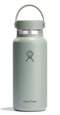 Термобутылка Hydro Flask Wide Mouth Flex Cap 32 oz (0,946 л), широкое горло, зеленая Agave