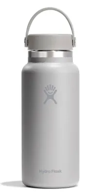 Термобутылка Hydro Flask Wide Mouth Flex Cap 32 oz (0,946 л), широкое горло, серая Birch