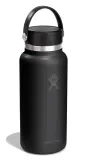 Термобутылка Hydro Flask Wide Mouth Flex Cap 32 oz (0,946 л) из нержавеющей стали 18/8, чёрная Tonal Black — фото 2