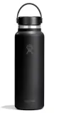 Термобутылка Hydro Flask Wide Mouth Flex Cap 40 oz (1,18 л) из нержавеющей стали 18/8, чёрная Tonal Black — фото 1
