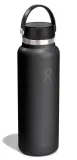 Термобутылка Hydro Flask Wide Mouth Flex Cap 40 oz (1,18 л) из нержавеющей стали 18/8, чёрная Tonal Black — фото 2