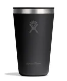 Термокружка Hydro Flask All Around 16 oz (0,473 л) из нержавеющей стали 18/8 с крышкой Press-In, чёрная — фото 1