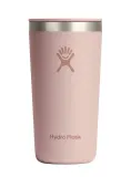Термокружка Hydro Flask All Around 12 oz (0,355 л) из нержавеющей стали 18/8 с крышкой, пудрово-розовая Trillium — фото 1