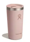 Термокружка Hydro Flask All Around 12 oz (0,355 л) из нержавеющей стали 18/8 с крышкой, пудрово-розовая Trillium — фото 2