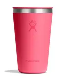 Термокружка Hydro Flask All Around 16 oz (0,473 л) из нержавеющей стали 18/8 с крышкой Press-In, неоново-розовая Popstar Pink — фото 1