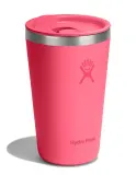 Термокружка Hydro Flask All Around 16 oz (0,473 л) из нержавеющей стали 18/8 с крышкой Press-In, неоново-розовая Popstar Pink — фото 2