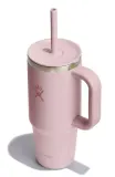 Термокружка Hydro Flask All Around Travel Tumbler 24 oz (0,709 л) с ручкой и трубочкой, пудрово-розовая Trillium — фото 2