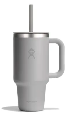 Термокружка Hydro Flask All Around Travel Tumbler 32 oz (0,946 л) с ручкой и трубочкой, серая Birch