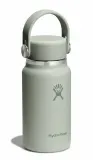 Мини-термобутылка Hydro Flask Micro Mini Bottle 200 мл с ремешком, нержавеющая сталь 18/8, зеленая Agave — фото 2