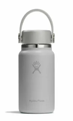 Мини-термобутылка Hydro Flask Micro Mini Bottle 200 мл с ремешком, нержавеющая сталь 18/8, серая Birch