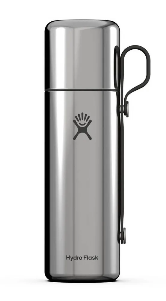 Термос с кружкой Hydro Flask Hot Flask & Cup 28 oz (0,83 л), нержавеющая сталь, серебристый