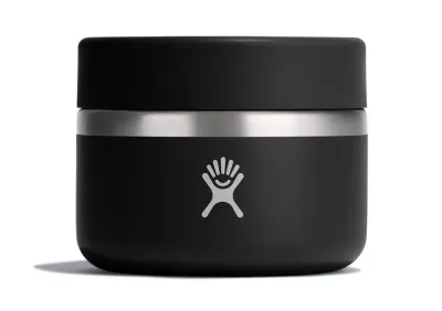 Термос для еды Hydro Flask 12 oz (0,355 л) из нержавеющей стали 18/8, вакуумная изоляция TempShield, чёрный