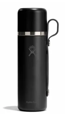 Термос с кружкой Hydro Flask Hot Flask & Cup 28 oz (0,83 л), черный Black, 8,4 x 28,7 см