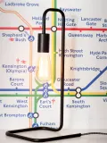 Настольная лампа It's About RoMi London, металл, цоколь E27, чёрная — фото 2