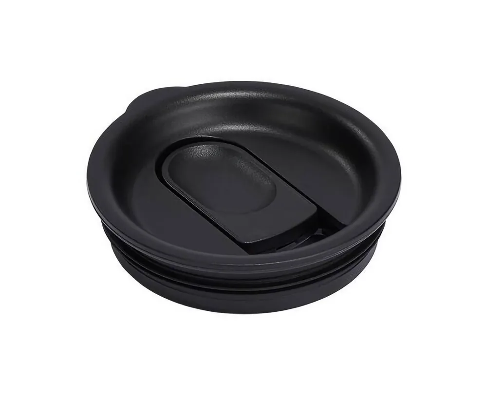 Крышка Hydro Flask Press-In для кружек марки, пластик без BPA, со сдвижным отверстием для питья, чёрная