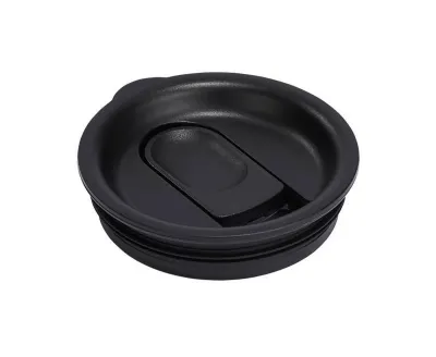 Крышка Hydro Flask Press-In для кружек марки, пластик без BPA, со сдвижным отверстием для питья, чёрная