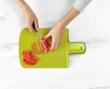 Доска разделочная складная Joseph Joseph Duo Chop2Pot, пластик, 21,2×37,5×7 см, зелёная — фото 2