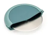 Нож для пиццы Joseph Joseph Duo 11,4 × 12,6 × 2,4 см, морской и серебристый, с чехлом для лезвия — фото 2