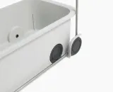 Органайзер для кухонного шкафа двухуровневый Joseph Joseph CupboardStore на колёсиках, 20 x 47 x 33,5 см, серый — фото 4
