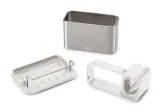 Органайзер для раковины Joseph Joseph Surface 18 x 12,5 x 12,8 см, нержавеющая сталь и пластик, серебристо-белый — фото 2