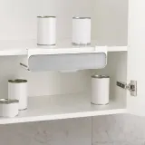 Органайзер для специй под полку Joseph Joseph CupboardStore 32 см, полипропилен, серый с белым — фото 3