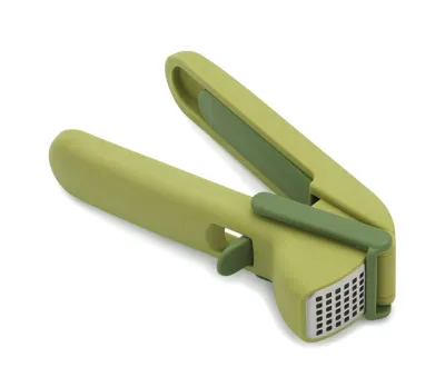 Пресс для чеснока Joseph Joseph Clean Force, пластик без BPA и нержавеющая сталь, 16 x 4,2 x 6 см, зелёный