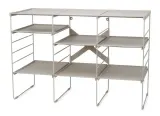 Стойка для обуви Joseph Joseph Level трёхъярусная на 12 пар 51,2 x 75,8 x 35 см серая — фото 1