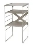 Стойка для обуви Joseph Joseph Level одинарная на 4 пары 51,2 x 26 x 35 см серая — фото 1