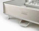 Сушилка для посуды Joseph Joseph Extend Steel раздвижная, 32–52,7 см, пластик и сталь, светло-серая с серебристым — фото 2