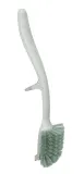 Щётка для посуды Joseph Joseph Edge Light-stone/Sage со скребком и подвесом на раковину, 29 x 7 x 5 см, оттенки шалфея — фото 1