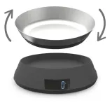 Весы кухонные электронные Joseph Joseph SwitchScale с чашей-крышкой, до 5 кг, серые — фото 2