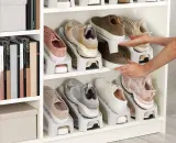 Набор органайзеров для обуви Joseph Joseph Shoe-in Compact, 2 шт., экрю — фото 4